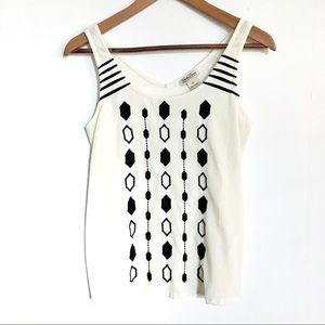 Lucky Brand Embroidered Tank